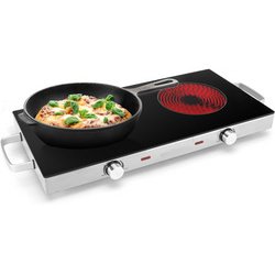 Double plaque de cuisson PC-DKP 1211, inox