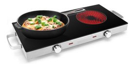 Double plaque de cuisson PC-DKP 1211, inox