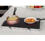 Double plaque de cuisson PC-DKP 1211, inox