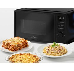 Micro-ondes PC-MWG 1319, avec gril, noir