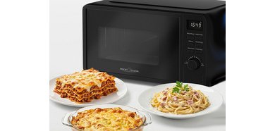 Micro-ondes PC-MWG 1319, avec gril, noir