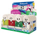 Gomme en plastique Squeezy Sports, présentoir