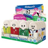 Gomme en plastique Squeezy Sports, présentoir