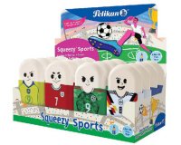 Gomme en plastique Squeezy Sports, présentoir