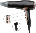 Sèche-cheveux HT 3661, noir/cuivre