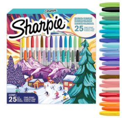 Marqueur permanent FINE, Holiday Pack de 25