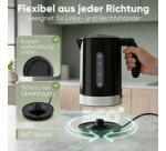 PROFI COOK Bouilloire WK 3840, sans fil, 1,8 L