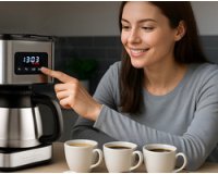 Cafetière électrique PC-KA 1300, 900 W, inox