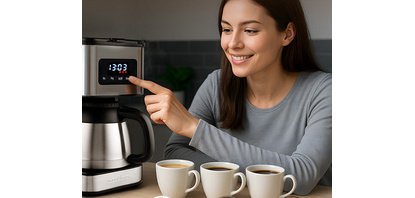 Cafetière électrique PC-KA 1300, 900 W, inox