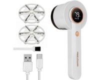 Rasoir antipeluches PC-TC 3129, USB-C, blanc