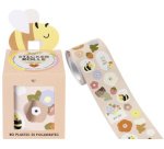 Sticker FLOWERS & BEES, sur rouleau, 4 m