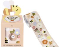 Sticker FLOWERS & BEES, sur rouleau, 4 m