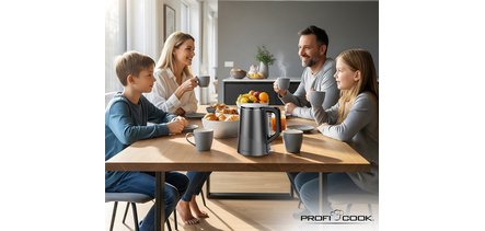 Bouilloire PC-WK 1290, 1,5 litre, graphite