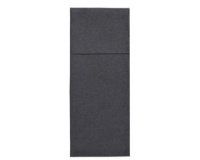 Serviette pochette 'ROYAL Collection', noir