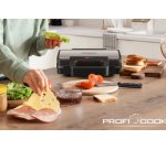 Appareil à croque-monsieur PC-ST 1315, inox/noir