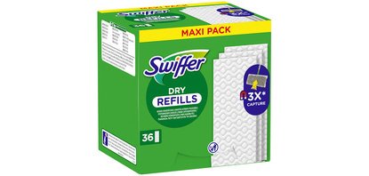 Serpillère sèche, pack de recharge de 36