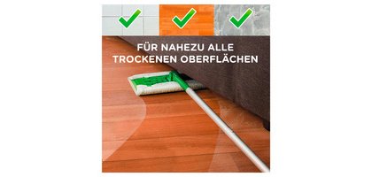 Serpillère sèche, pack de recharge de 72