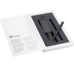Set cadeau  swift black, avec étui en cuir