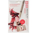 Kit créatif Samouraï, 3 stylos + papier