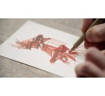Kit créatif Samouraï, 3 stylos + papier