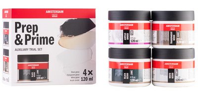 ROYAL TALENS AMSTERDAM Set d'apprêt Medium, 4x 120 ml