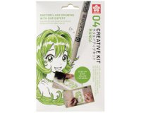 Kit créatif Manga, 3 stylos + papier