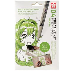 Kit créatif Manga, 3 stylos + papier