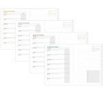 Agenda PLAN NOTE 1521, 2026/2027, vert pastel