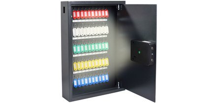 Coffre à clés Smart-WiFi, pour 50 clés, gris