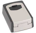 Mini-coffre à clés, pour 1 trousseau, gris