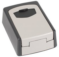 Mini-coffre à clés, pour 1 trousseau, gris