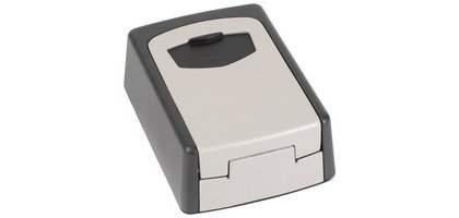 Mini-coffre à clés, pour 1 trousseau, gris