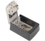 Mini-coffre à clés, pour 1 trousseau, gris