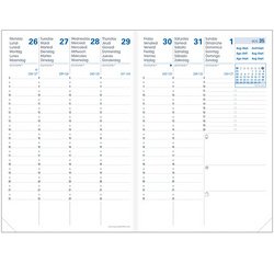 Agenda PLANNING 21 SD, 2026/2027, 16 mois, bleu