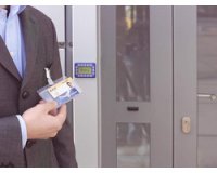 Porte-badges avec clip DOPPELBOX, transparent