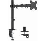 Bras support pour écran, longueur bras 376 mm, noir
