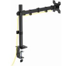 Bras support pour écran, longueur bras 376 mm, noir