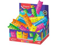 Surligneur Mini FLUO'PEPS KAWAI, présentoir de 48