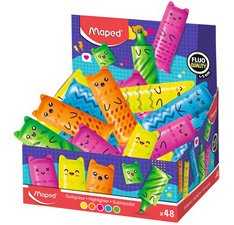 Mini-Textmarker FLUO'PEPS KAWAI, Display mit 48