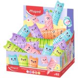Surligneur Mini FLUO'PEPS PASTEL KAWAI, présentoir