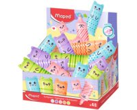 Surligneur Mini FLUO'PEPS PASTEL KAWAI, présentoir
