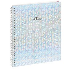 Cahier de textes Holographik Diamant 17 x 22 cm - Visuel