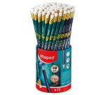 Crayon de papier DRAGON, avec gomme, HB, pot de 72