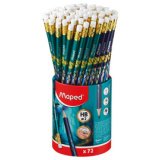 Crayon de papier DRAGON, avec gomme, HB, pot de 72