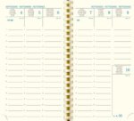 Agenda de poche SAD 16S Méline 9 x 16 cm Semainier Septembre 2025 à Décembre 2026 - 16 mois. - Couleurs assorties