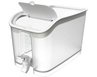 Drink dispenser, 5 L, transparent with lid