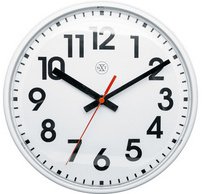 NXT wandklok quartz, diameter: 260 mm, zwart