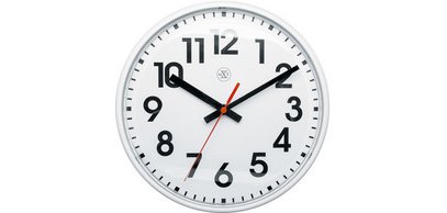 NXT quartz wall clock, diameter: 260 mm