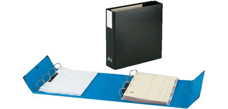 Arianex by Double Mechanism Binder, Black