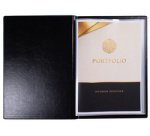 Document protector 'Hannibal', A4, 20 pockets, black